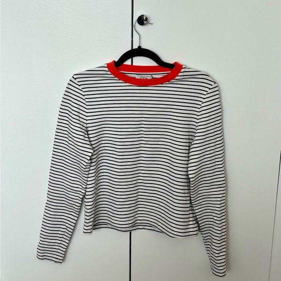 COS Tops - Striped long sleeve shirt from COS